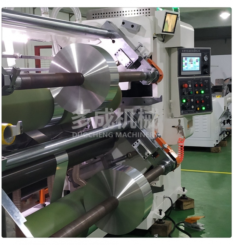 DC-SLM-1850微電腦控制立式鋁箔分切機、銅箔分切機、分剪機、裁切機、分條機